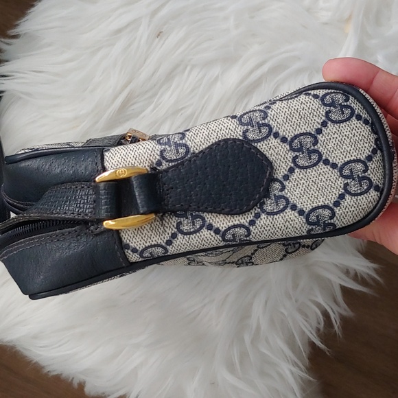 Authentic Vintage Gucci GG Monogram Supreme Sherry Web Ophidia Shoulder Bag - Picture 5 of 11